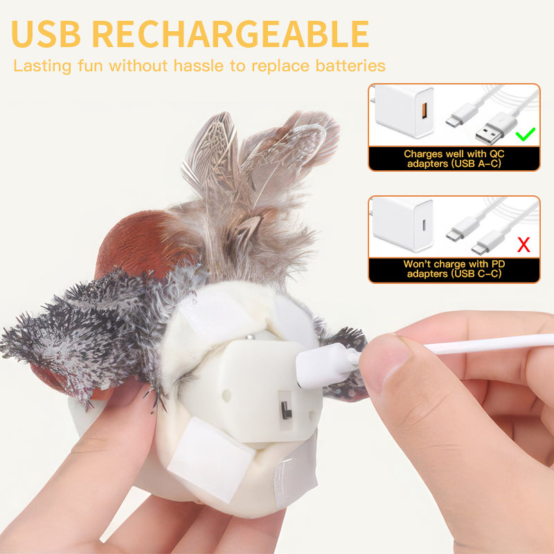 YoPoll Interactive Chirping Automatic Cat Toy