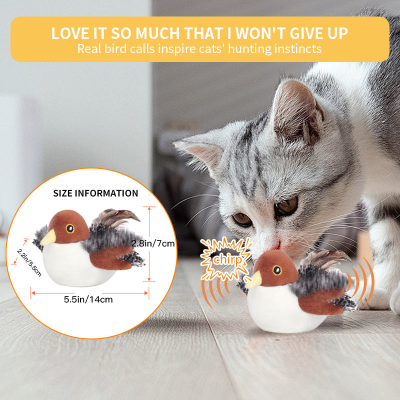 YoPoll Interactive Chirping Automatic Cat Toy